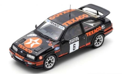 Ford Sierra 1/43 Spark RS Cosworth No.6 Texaco 1000 Lakes Rallye 1987 A.Vatanen/T.Harryman coche miniatura
