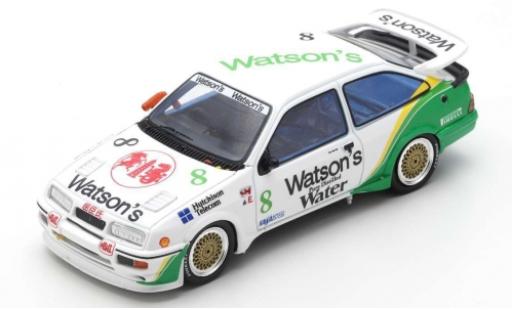 Ford Sierra 1/43 Spark RS500 Cosworth RHD No.8 Watsons Macau Guia Race 1989 T.Harvey coche miniatura
