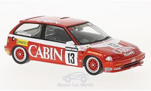 Coche miniatura Honda Civic 1/43 Spark EF3 RHD No.13 Cabin Macau Guia Race 1988 K.Shimizu Honda Civic 1/43 Spark EF3 RHD No.13 Cabin Macau Guia Race 1988 K.Shimizu coche miniatura
