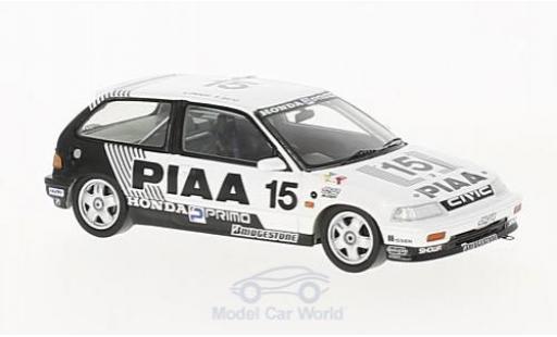 Coche miniatura Honda Civic 1/43 Spark EF3 RHD No.15 PIAA JTC Suzuka 1989 H.Okada/K.Sato Honda Civic 1/43 Spark EF3 RHD No.15 PIAA JTC Suzuka 1989 H.Okada/K.Sato coche miniatura