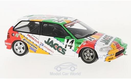 Coche miniatura Honda Civic 1/43 Spark EF9 RHD No.14 JTC Okayama 1992 N.Hattori/K.Kaneishi Honda Civic 1/43 Spark EF9 RHD No.14 JTC Okayama 1992 N.Hattori/K.Kaneishi coche miniatura