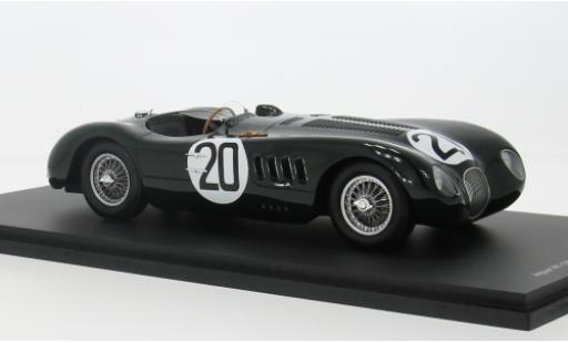 Coche miniatura Jaguar XK 1/18 Spark 120 C RHD No.20 24h Le Mans 1951 1:18 Jaguar XK 1/18 Spark 120 C RHD No.20 24h Le Mans 1951 1:18 coche miniatura