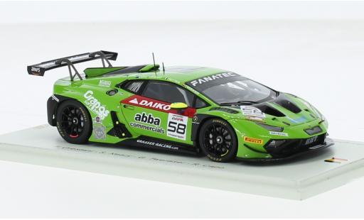 Lamborghini Huracan 1/43 Spark GT3 EVO 2 No.58 GRT Grasser Racing Team 24h Spa 2023 1:43 coche miniatura