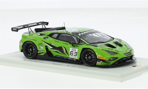 Lamborghini Huracan 1/43 Spark GT3 EVO 2 No.63 Iron Lynx 24h Spa 2023 1:43 coche miniatura