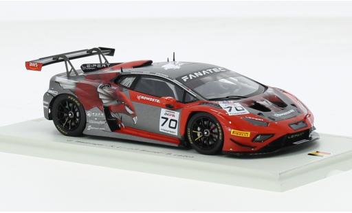 Lamborghini Huracan 1/43 Spark GT3 EVO 2 No.70 CrowdStrike Racing by Leipert Motorsport 24h Spa 2023 1:43 coche miniatura