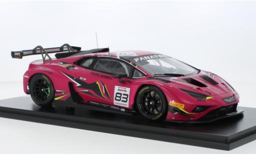Lamborghini Huracan 1/18 Spark GT3 EVO 2 No.83 Iron Dames 24h Spa 2023 1:18 coche miniatura
