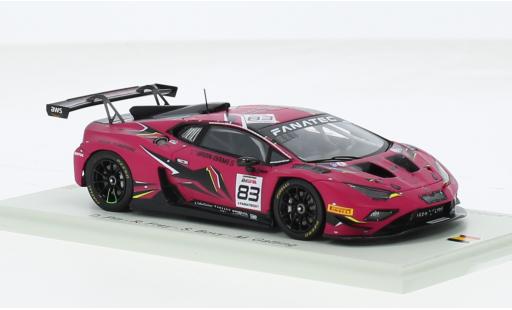 Lamborghini Huracan 1/43 Spark GT3 EVO 2 No.83 Iron Dames 24h Spa 2023 1:43 coche miniatura