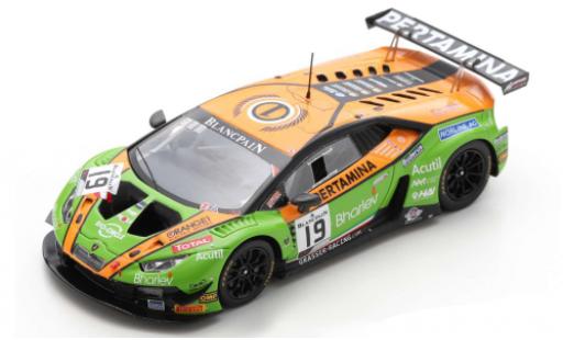 Lamborghini Huracan 1/43 Spark GT3 Evo No.19 GRT Grasser Racing Team 24h Spa 2019 A.Santamato/G.Tweraser/L.Mauron/A.Amici coche miniatura