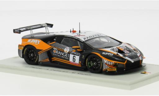 Coche miniatura Lamborghini Huracan 1/43 Spark GT3 Evo No.6 Orange 1 KPAX Racing 24h Spa 2022 1:43 Lamborghini Huracan 1/43 Spark GT3 Evo No.6 Orange 1 KPAX Racing 24h Spa 2022 1:43 coche miniatura