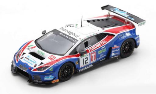 Lamborghini Huracan 1/43 Spark GT3 No.12 Ombra Racing 24h Spa 2017 M.Beretta/S.Gattuso/A.Piccini coche miniatura