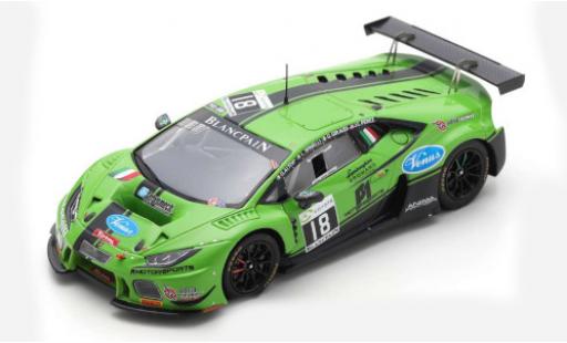 Lamborghini Huracan 1/43 Spark GT3 No.18 Antonelli Motorsport 24h Spa 2018 J.Perez/G.Giraudi/L.Spinelli/G.Altoe coche miniatura