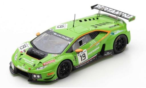 Lamborghini Huracan 1/43 Spark GT3 No.19 GRT - Grasser Racing Team 24h Spa Francorchamps 2015 A.Palmer/J.Mul/F.Babini coche miniatura