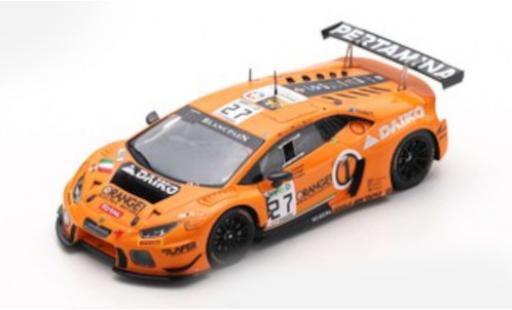 Coche miniatura Lamborghini Huracan 1/43 Spark GT3 No.27 Orange 1 Team Lazarus 24h Spa 2017 L.Filippi/N.Pohler/F.Crestani Lamborghini Huracan 1/43 Spark GT3 No.27 Orange 1 Team Lazarus 24h Spa 2017 L.Filippi/N.Pohler/F.Crestani coche miniatura