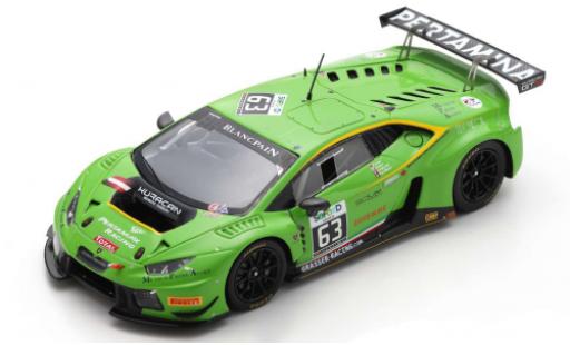 Lamborghini Huracan 1/43 Spark GT3 No.63 GRT Grasser Racing Team 24h Spa 2016 D.Alessi/N.Pohler/A.Fjordbach/D.Andersen coche miniatura