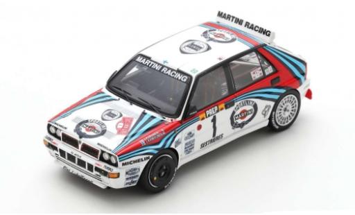 Coche miniatura Lancia Delta 1/43 Spark HF Integrale No.1 Martini Racing Martini Racing Rallye-Cross Rally Monte Carlo 1992 J.Kankkunen/J.Piironen Lancia Delta 1/43 Spark HF Integrale No.1 Martini Racing Martini Racing Rallye-Cross Rally Monte Carlo 1992 J.Kankkunen/J.Piironen coche miniatura