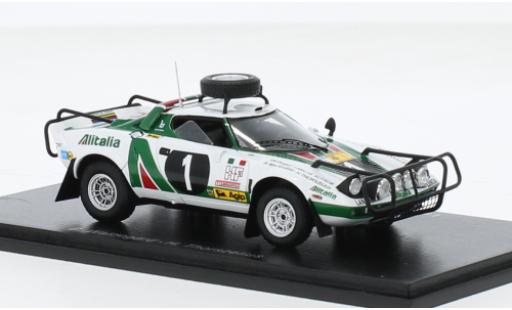 Lancia Stratos 1/43 Spark HF No.1 Alitalia Rallye WM Safari Rallye 1975 1:43 coche miniatura