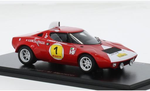 Coche miniatura Lancia Stratos 1/43 Spark HF No.1 Rally Costa del Sol 1972 1:43 Lancia Stratos 1/43 Spark HF No.1 Rally Costa del Sol 1972 1:43 coche miniatura