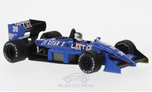 Coche miniatura Ligier JS3 1/43 Spark 1 No.26 GP Detroit 1988 S.Johansson Ligier JS3 1/43 Spark 1 No.26 GP Detroit 1988 S.Johansson coche miniatura