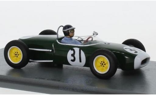 Lotus 18 1/43 Spark Formula Junior No.31 Oulton Park 1960 J.Clark coche miniatura