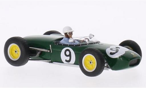 Lotus 18 1/43 Spark No.9 Team Formel 1 GP Großbritannien 1960 J.Surtees coche miniatura