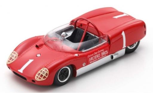 Coche miniatura Lotus 19 1/43 Spark RHD No.1 Arciero Bros. Nassau Trophy 61 D.Gurney Lotus 19 1/43 Spark RHD No.1 Arciero Bros. Nassau Trophy 61 D.Gurney coche miniatura