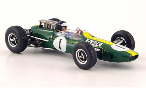 Lotus 33 1/43 Spark Climax No.1 Formel 1 GP Deutschland 1965 J.Clark coche miniatura