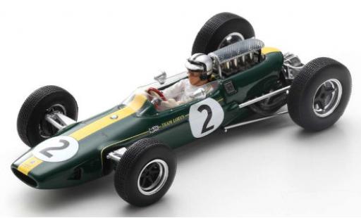 Coche miniatura Lotus 33 1/43 Spark No.2 Team Formel 1 GP Frankreich 1966 P.Rodriguez Lotus 33 1/43 Spark No.2 Team Formel 1 GP Frankreich 1966 P.Rodriguez coche miniatura