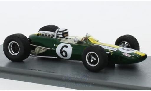 Lotus 33 1/43 Spark No.6 Formel 1 GP Kanada 1967 M.Fisher coche miniatura