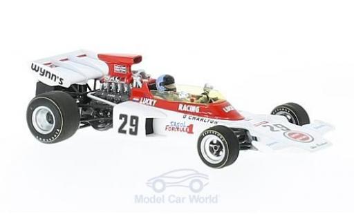 Coche miniatura Lotus 72 1/43 Spark D No.29 Scribante Lucky Strike Racing Lucky Strike Formel 1 GP England 19 mit Decals D.Charlton Lotus 72 1/43 Spark D No.29 Scribante Lucky Strike Racing Lucky Strike Formel 1 GP England 19 mit Decals D.Charlton coche miniatura