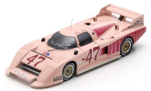 March 83 1/43 Spark G RHD No.47 Candy Cake Road Atlanta 19 P.Romero/D.Bundy coche miniatura