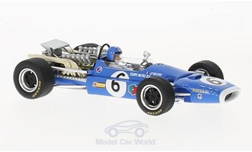 Coche miniatura Matra MS1 1/43 Spark 1 No.6 Formel 1 GP Frankreich 1968 J-P.Beltoise Matra MS1 1/43 Spark 1 No.6 Formel 1 GP Frankreich 1968 J-P.Beltoise coche miniatura