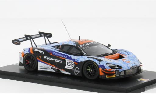 Coche miniatura McLaren 720 1/43 Spark S GT3 EVO No.159 Garage 59 24h Spa 2023 1:43 McLaren 720 1/43 Spark S GT3 EVO No.159 Garage 59 24h Spa 2023 1:43 coche miniatura