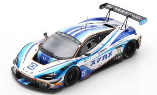 Coche miniatura McLaren 720 1/43 Spark S GT3 No.11 Planex Smacam Racing 10H Suzuka 2019 M.Hakkinen/K.Kubota/H.Ishiura McLaren 720 1/43 Spark S GT3 No.11 Planex Smacam Racing 10H Suzuka 2019 M.Hakkinen/K.Kubota/H.Ishiura coche miniatura