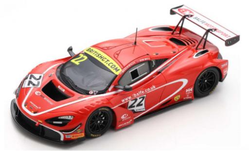 Coche miniatura McLaren 720 1/43 Spark S GT3 No.22 Balfe Motorsport British GT Championship 2019 S.Balfe/R.Bell McLaren 720 1/43 Spark S GT3 No.22 Balfe Motorsport British GT Championship 2019 S.Balfe/R.Bell coche miniatura