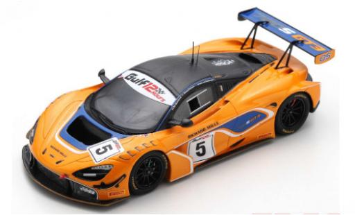 Coche miniatura McLaren 720 1/43 Spark S GT3 No.5 12h Gulf 2018 B.Barnicoat/A.Parente/S.van Gisbergen McLaren 720 1/43 Spark S GT3 No.5 12h Gulf 2018 B.Barnicoat/A.Parente/S.van Gisbergen coche miniatura