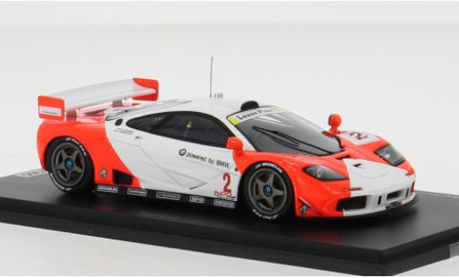 Coche miniatura McLaren F1 1/43 Spark GTR No.2 GTC Motorsport BPR Zhuhai 1996 1:43 McLaren F1 1/43 Spark GTR No.2 GTC Motorsport BPR Zhuhai 1996 1:43 coche miniatura