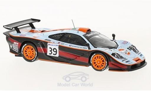 Coche miniatura McLaren F1 1/43 Spark GTR No.39 Gulf 24h Le Mans 1997 R.Bellm/A.Gilbert-Scott/M.Sekiya McLaren F1 1/43 Spark GTR No.39 Gulf 24h Le Mans 1997 R.Bellm/A.Gilbert-Scott/M.Sekiya coche miniatura