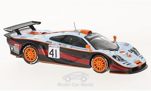 Coche miniatura McLaren F1 1/43 Spark GTR No.41 Gulf 24h Le Mans 1997 A.Olofsson/P-H.Raphanel/J.M.Gounon McLaren F1 1/43 Spark GTR No.41 Gulf 24h Le Mans 1997 A.Olofsson/P-H.Raphanel/J.M.Gounon coche miniatura