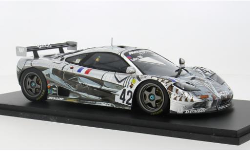 Coche miniatura McLaren F1 1/18 Spark GTR No.42 BBA Competition 24h Le Mans 1995 1:18 McLaren F1 1/18 Spark GTR No.42 BBA Competition 24h Le Mans 1995 1:18 coche miniatura