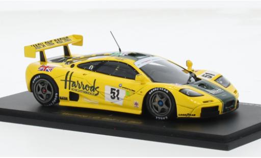 Coche miniatura McLaren F1 1/43 Spark GTR No.51 Mach One Racing 24h Le Mans 1995 1:43 McLaren F1 1/43 Spark GTR No.51 Mach One Racing 24h Le Mans 1995 1:43 coche miniatura