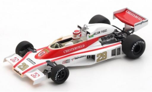 Coche miniatura McLaren M23 1/43 Spark Ford No.29 Liggett Group / B&S Fabrications Chesterfield Formel 1 GP Österreich 1978 N.Piquet McLaren M23 1/43 Spark Ford No.29 Liggett Group / B&S Fabrications Chesterfield Formel 1 GP Österreich 1978 N.Piquet coche miniatura