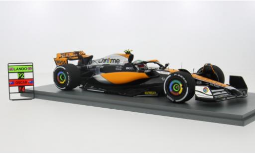 Coche miniatura McLaren F1 1/18 Spark MCL60 No.4 Team Formel 1 GP Großbritannien 2023 1:18 McLaren F1 1/18 Spark MCL60 No.4 Team Formel 1 GP Großbritannien 2023 1:18 coche miniatura