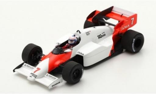 McLaren MP4-12C 1/43 Spark MP4-2 No.7 Formel 1 GP Deutschland 1984 A.Prost coche miniatura