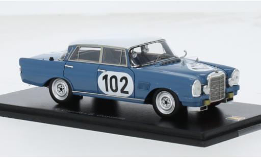 Coche miniatura Mercedes 300 1/43 Spark SE No.102 24h Spa 1964 1:43 Mercedes 300 1/43 Spark SE No.102 24h Spa 1964 1:43 coche miniatura
