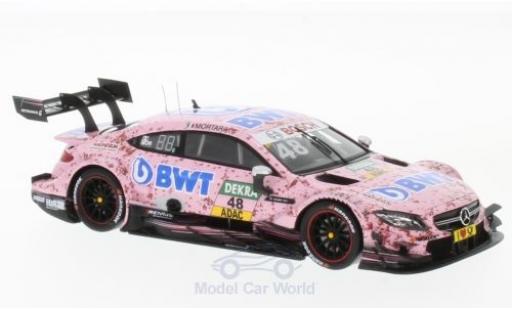 Mercedes Classe C DTM 1/43 Spark AMG C 63 DTM No.48 -AMG DTM Team HWA BWT DTM 2017 E.Mortara coche miniatura