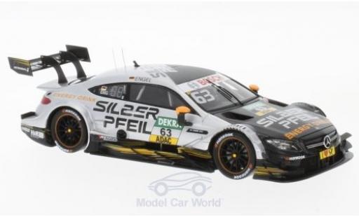 Mercedes Classe C DTM 1/43 Spark AMG C 63 DTM No.63 -AMG DTM Team HWA Silberpfeil DTM 2017 M.Engel coche miniatura