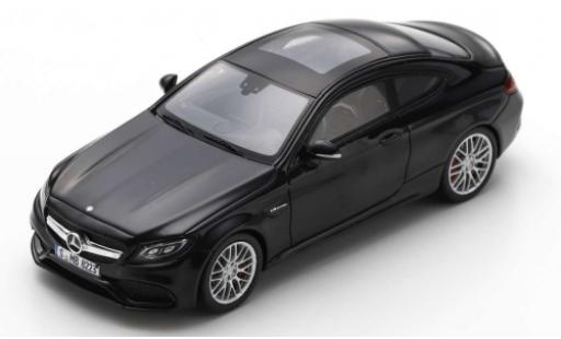 Coche miniatura Mercedes Classe C 1/43 Spark AMG C63 Coupe (C205) negro 2018 Mercedes Classe C 1/43 Spark AMG C63 Coupe (C205) negro 2018 coche miniatura