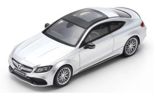Coche miniatura Mercedes Classe C 1/43 Spark AMG C63 Coupe gris 2018 Mercedes Classe C 1/43 Spark AMG C63 Coupe gris 2018 coche miniatura