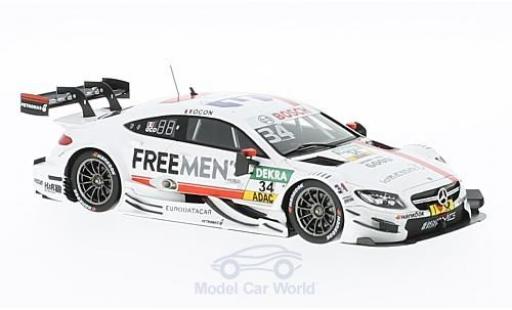 Mercedes Classe C DTM 1/43 Spark AMG C63 DTM No.34 -AMG DTM Team ART Freemens DTM 2016 E.Ocon coche miniatura