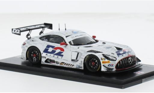 Mercedes AMG GT 1/43 Spark 3 No.1 2 Seas Motorsport British GT Championship 2023 1:43 coche miniatura